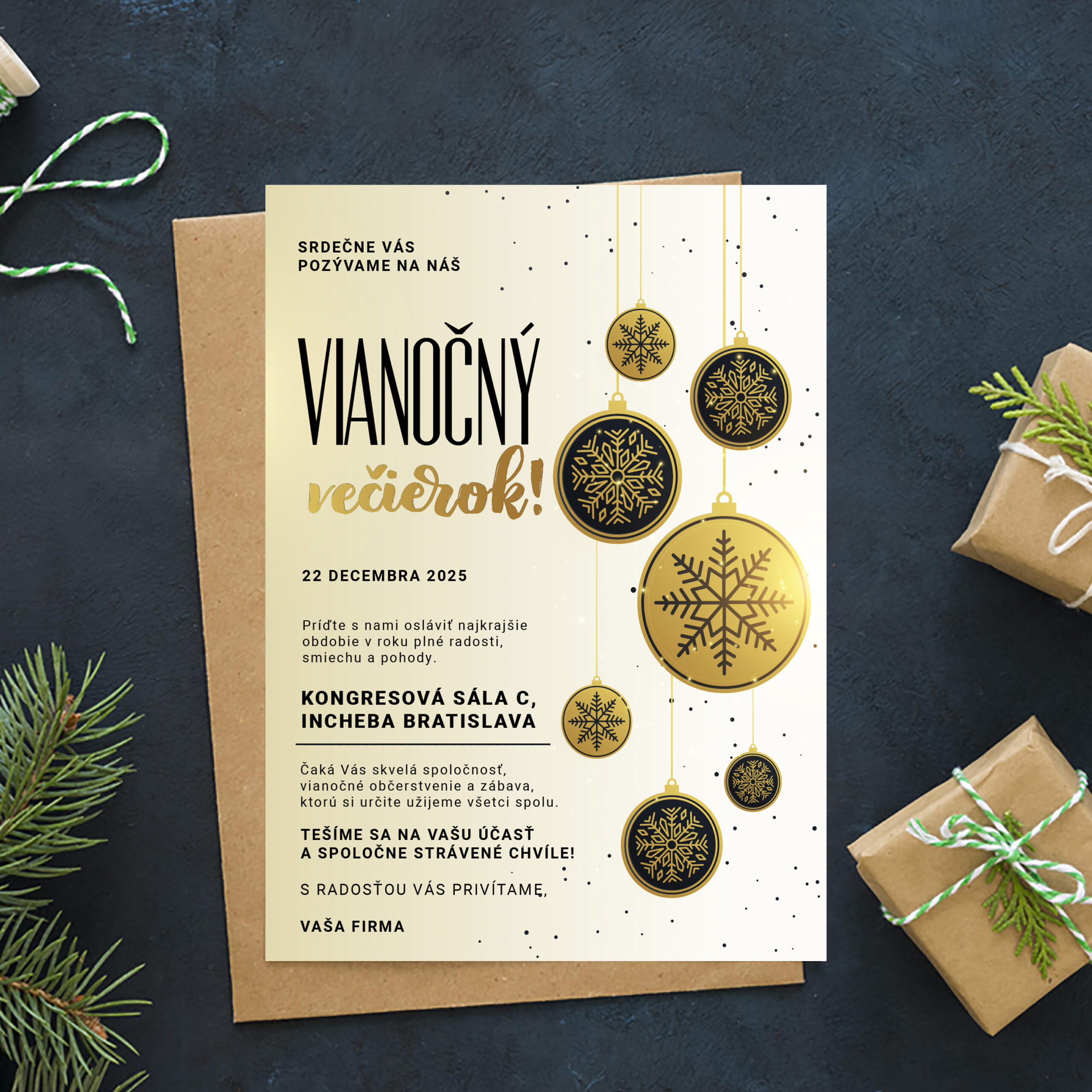 pozvanka na vianocny vecierok 4 pozvanka na vianocny vecierok 4