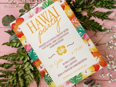 Pozvánka na Hawai party