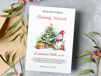 Pozvánka na firemné večierky a iné akcie