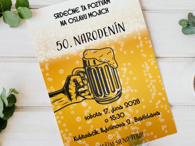 Pozvánka na okrúhliny a iné jubileá