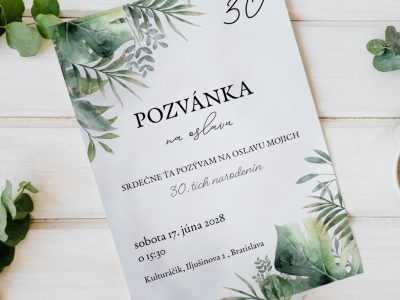 Pozvánka na okrúhliny a iné jubileá