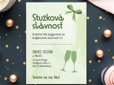 Pozvánka na stužkovú slávnosť