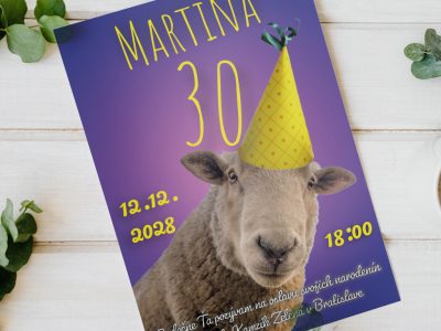 Vtipná pozvánka na narodeniny