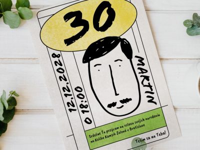 Vtipná pozvánka na narodeniny