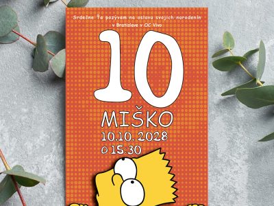 Pozvánka na narodeniny Simpsonovci